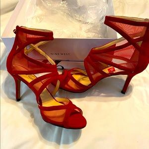 Nine West Gezzica Red Heels